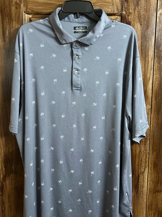Ben Hogan Other - Ben Hogan Men's Gray Polo with White Palm Print
